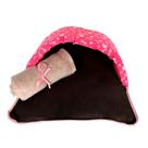 Kit 2 Pçs Cama Iglu e Toca e Saco de Dormir Pet 2 em 1 Téo Impermeável