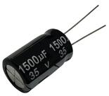 Kit 2 pçs - capacitor eletrolitico 1500x35v - 1500uf x 35v