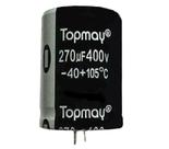 Kit 2 pçs - capacitor eletrolitico 270x400v - 270uf x 400v Kit 2 pçs - capacitor eletrolitico 270x400v - 270uf x 400v