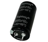Kit 2 pçs - capacitor eletrolitico 6800x50v - 6800uf x 50v Kit 2 pçs - capacitor eletrolitico 6800x50v - 6800uf x 50v
