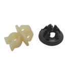 Kit 2 Pçs Presilha Fixação Haste Capô Honda Fit 2009 A 2014