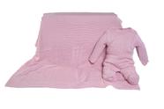 Kit 2 Pçs Saída Maternidade Macacão M/L e Manta Urso Tricot Unissex