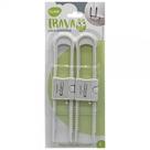Kit 2 Pcs Trava Armário Plástico