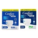 KIT 2 PCT Fralda Calça Geriátrica Confort Master Pants Com 32 Unidades PM e GEG