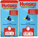 kit 2 Pct Fralda Descartável para Piscina Litlle Swimers Huggies Tamanhos M/G-G/XG