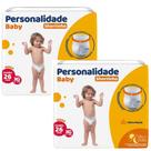 KIT 2 PCT Fralda Descartável Personalidade Baby Shortinho - todos tamanhos