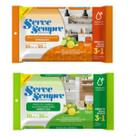 Kit 2 Pcts Pano de Limpeza Umedecido Multiuso Branco Limpa Tudo
