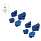 Kit 2 Pé Sapata Para Escada Doméstica De Alumínio (8 Pçs/4 Pares)