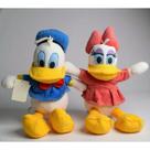 Kit 2 Peças 38cm Grande Casal Pato Donald Daisy Margarida Pelúcia Brinquedo bebe Infantil