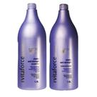 Kit 2 Peças Cabelos com Queda Fragilizado Quebradiço Danificado Pós Progressivas WF Vitaforce 3L