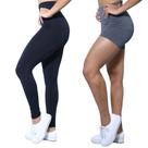 Kit 2 peças Calça e Short Heide Ribeiro Legging Basic Malhação