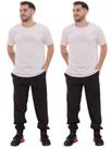 Kit 2 Peças - Calça Masculina Jogger Esportiva com Elastano Premium