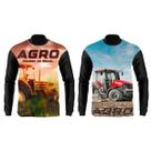 Kit 2 Peças Camisa Agro Manga Longa Masculina Proteção Uv 50 Kit 2 Peças Camisa Agro Manga Longa Masculina Proteção Uv 50