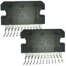 Kit 2 pecas circuito integrado tda7561h - 25 pinos