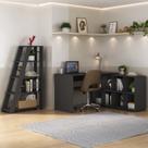 Kit 2 Peças com Escrivaninha em L cubos e Estante Escada Kit 2 Peças com Escrivaninha em L cubos e Estante Escada