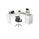 Kit 2 Peças com Escrivaninha Penteadeira Star e Cadeira de Escritório Diretor Tok Kit 2 Peças com Escrivaninha Penteadeira Star e Cadeira de Escritório Diretor Tok