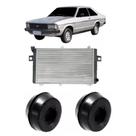 Kit 2 Peças Coxim Lateral Radiador Corcel Del Rey Pampa Novo - Código Ford 48960