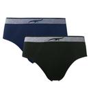 Kit 2 Peças Cueca Slip sem Costura Preto e Navy Zee Rucci Kit 2 Peças Cueca Slip sem Costura Preto e Navy Zee Rucci
