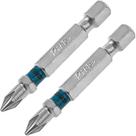 Kit 2 Peças de Bits Phillips 50 Mm Gross Ponta Ph1 Pol