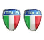 kit 2 peças emblemas escudo Itália em 3D fita dupla face Palio stilo ideia Siena kit 2 peças emblemas escudo Itália em 3D fita dupla face Palio stilo ideia Siena