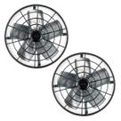 Kit 2 Peças Exaustor Comercial Ventilador Axial 30 Cm 220V Ventilação E Exaustão Premium Ventisol
