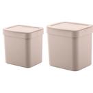 Kit 2 peças Lixeiras 4,7L e 2,5L para Bancada Ou