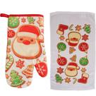 Kit 2 Peças Natalino Pano De Prato E Luva De Forno Bene Casa Docinho De Natal Kit 2 Peças Natalino Pano De Prato E Luva De Forno Bene Casa Docinho De Natal