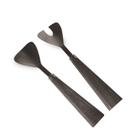 Kit 2 Peças para Salada em Aço Inox e Cabo Madeira Acácia Kit 2 Peças para Salada em Aço Inox e Cabo Madeira Acácia
