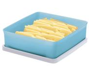 Kit 2 peças refri Box 400 ml Azul Tupperware