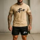 Kit 2 Peças Short TACTEL Elastano E Camiseta Extreme Conjunto De Bermuda Camisa Kit 2 Peças Short TACTEL Elastano E Camiseta Extreme Conjunto De Bermuda Camisa
