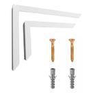 Kit 2 Peças Suporte Mão Francesa Cantoneira Reforçada 30 Cm