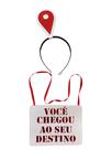 Kit 2 Peças Tiara Placa Carnaval Localização EVA Vivarte - Inspire sua Festa Loja