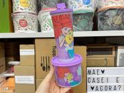 Kit 2 Peças Tupperware Ariel Importada - Copo e Redondinha