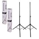 Kit 2 Pedestal Tripé Caixa De Som Profissional Jbl Electrovoice Datrel Staner Dbr 15 12 10 Polegadas