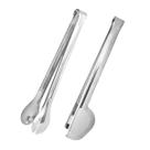 Kit 2 Pegador Inox Universal Salada Cozinha Churrasco 29cm Multiuso Salgados Lanches Kit 2 Pegador Inox Universal Salada Cozinha Churrasco 29cm Multiuso Salgados Lanches