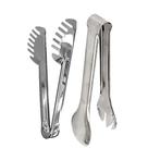 Kit 2 Pegador Pinça Inox 20cm Salada Massa de Uso Geral Cozinha