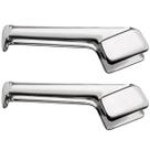 Kit 2 Pegadores Universais de Cozinha Multiuso Macarrão Salada Comida Taumer Inox