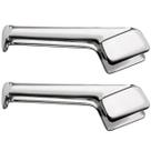 Kit 2 Pegadores Universais de Cozinha Multiuso Macarrão Salada Comida Taumer Inox