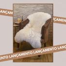 Kit 2 Pelego Natural de Ovelha Premium GG Lã Alta Kit 2 Pelego Natural de Ovelha Premium GG Lã Alta