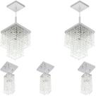Kit 2 Pendente Cristal Acrilico Marrycrillic +3 Clearcrilic Kit 2 Pendente Cristal Acrilico Marrycrillic +3 Clearcrilic
