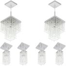 Kit 2 Pendente Cristal Acrilico Marrycrillic +4 Clearcrilic Kit 2 Pendente Cristal Acrilico Marrycrillic +4 Clearcrilic
