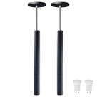 Kit 2 Pendente Luminária Tubo Preto 40 Cm + Lâmpada LED Branco Neutro Kit 2 Pendente Luminária Tubo Preto 40 Cm + Lâmpada LED Branco Neutro