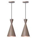 Kit 2 Pendente Lustre Luminária Canadá Fendi Kit 2 Pendente Lustre Luminária Canadá Fendi