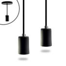 Kit 2 Pendente Soquete Copinho E27 Preto