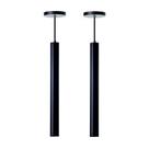 Kit 2 Pendente Tubo Cilindro Alumínio 30cm