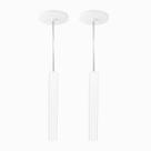 Kit 2 Pendente Tubo Palito Moderno 30cm - Branco Kit 2 Pendente Tubo Palito Moderno 30cm - Branco