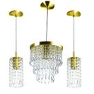 Kit 2 Pendentes Clearcrillic + Pendente Manucrillic Gold Kit 2 Pendentes Clearcrillic + Pendente Manucrillic Gold