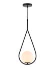 Kit 2 pendentes jabuticaba gota globo opaco inl117