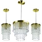 Kit 2 Pendentes Spark + Pendente Manucrillic Dourado
