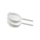 Kit 2 Peneira Coador Branca 10cm Tela Grossa Reforçada Nylon